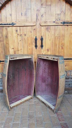 Half Wine barrels (For Sale)