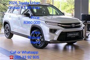 2026 Toyota Urban Cruiser 1.5 XR Auto