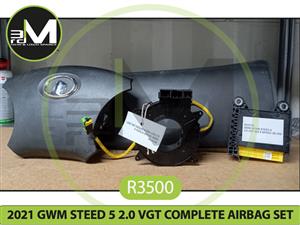 2021 GWM STEED 5 2.0 VGT COMPLETE AIRBAG SET MV0720