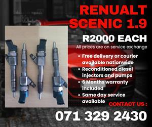 RENUALT SCENIC 1.9 INJECTORS FOR SALE WITH WARRANTY 