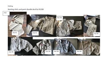 Hunting shirts and pants (Bundle deal)