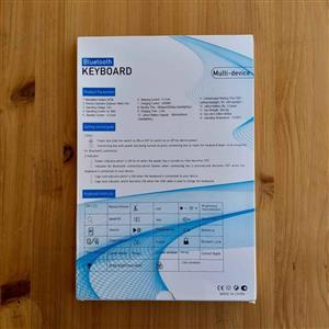 Multi-Device Bluetooth Keyboard with Backlight 