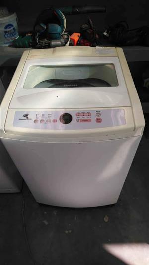 SAMSUNG 13KG TOPLOADER WASHING MACHINE WORKING ORDER  ALL PIPES INCLUDED DELIVERY AVAILABLE