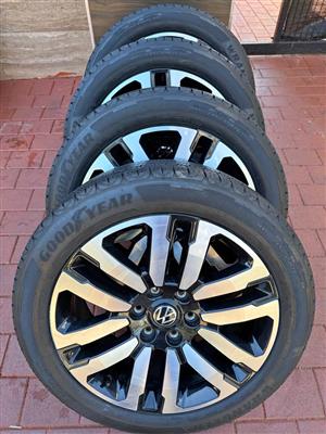 Amarok rim 21inch with 275/45 R17 Goodyear wrangler