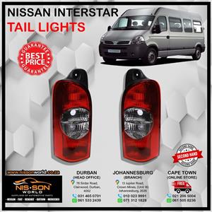 NISSAN INTERSTAR TAIL LIGHTS