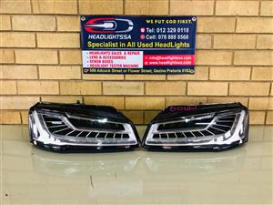 Audi A8/D4/4H Matrix left and right side LED xenon headlight 