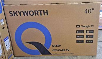 Skyworth 40 inch google smart TV’s for sale Contact for price Payment confirms your order