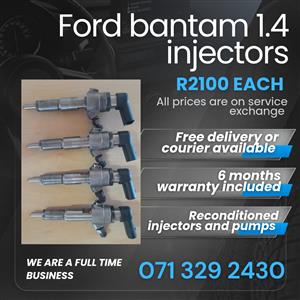 FORD BANTAM 1.4 INJECTORS FOR SALE WITH WARRANTY 
