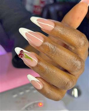 FRENCH STILETTO NAILS | VALENTINES SPECIALS 
