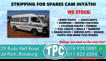 CAM Inyathi Stripping for Spares