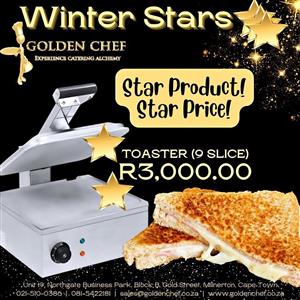 Toaster (9 slice toaster-flat)