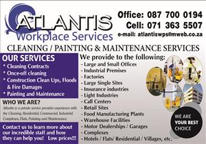 Disinfecting, Sanitisation, Cleaning, Maintenance, Security Gates, Windows, Painting and Renovation 