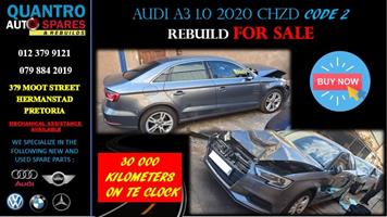 Audi A3 1.0 2020 CHZD Code 2 For Sale 