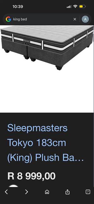 King bed + headboard