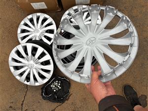 Toyota Etios Rims & Hub Caps set of 4