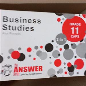 The Answer Series Businesses Studies Grade 11