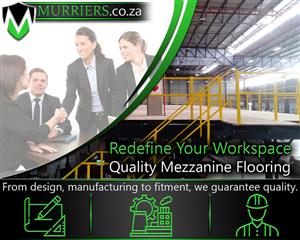 Redefine your workspace with quality mezzanine flooring.