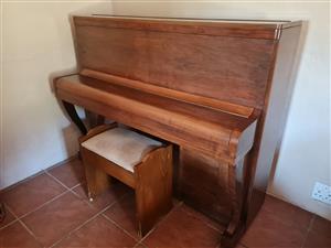 Carl Ecke Berlin Upright Wooden Piano for sale