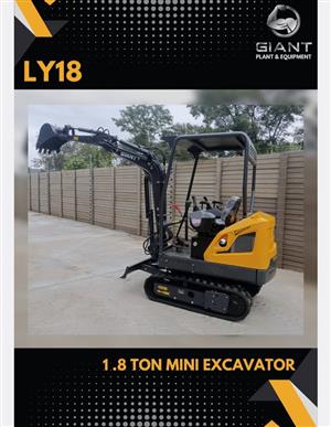 2025 New Giant LY18 mini excavators