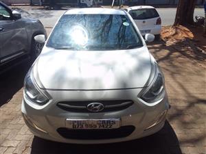 2018 HYUNDAI ACCENT 1.6 SEDAN  AUTOMATIC  WHITE COLOR  REVERSE SENSOR  LEATHER INTERIOR  