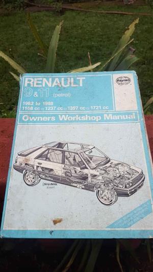Renault 9 & 11 manual.