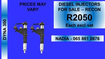 DYNA 300 DIESEL INJECTORS FOR SALE OR TO RECON