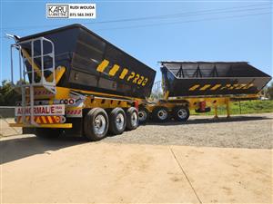 New 49ton Payload PBS Side Tipper 