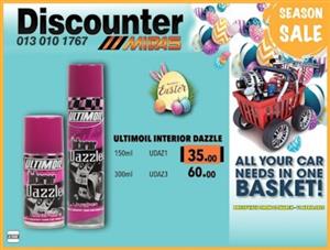 Ultimoil Interior Dazzle at these LOW prices!