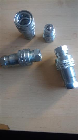 COUPLERS FOR SALE AND PRESSURE TESTING ON SIDE TIPPERS.