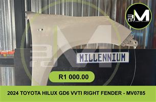 2024 TOYOTA HILUX GD6 VVTI RIGHT FENDER - MV0785  