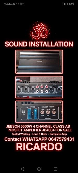 Car audio for sale  watsapp 0647579431