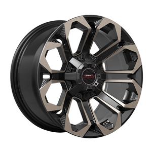 17″ A-Line Hurricane 6/139 Satin Black Tint Alloy Wheels