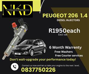 PEUGEOT 206 DIESEL INJECTORS FOR SALE