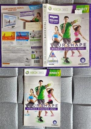 Xbox 360 Your Shape Fitness Evolved 2012 Kinect Game Game Used