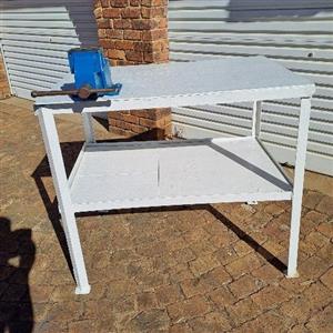 Steel Work Bench with Vice 