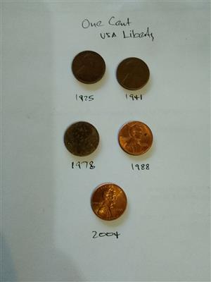 USA UK Rhodesian German South African and Other International Coins