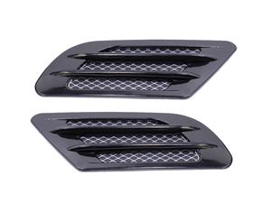 Decorative Stick on M Style Fender Vent (Black)