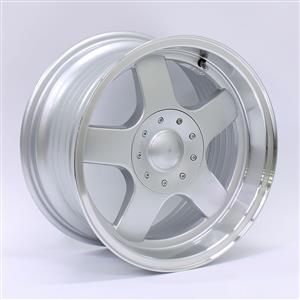 15″ M6935 4/100 & 5/100 Silver Machine LIp Alloy Wheels