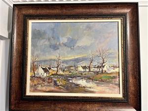 Christiaan Nice masterpiece oil painting.