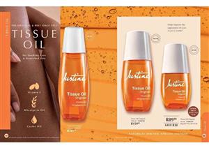 Tissue oil Justine Product's- place your order at salon cleo -durban
