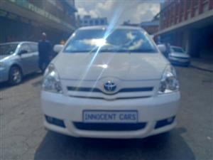 2008 TOYOTA VERSO 1.6 PETROL, MANUAL TRANSMISSION, WHITE COLOUR, MILEAGE PETROL109000KM