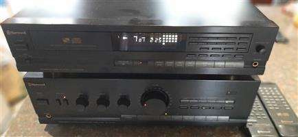 Powerful Sherwood amplifier and cd player 