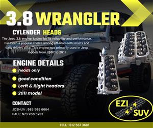 Jeep wrangler 3.8 heads