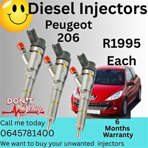 Peugeot 206 diesel injectors
