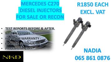 DIESEL INJECTORS FOR SALE FOR MERCEDES C270 BOSCH