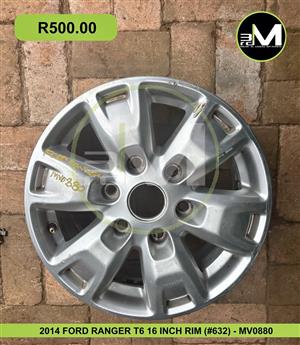 FORD RANGER T6 16INCH RIMS (MV0880) SOLD INDIVIDUALLY