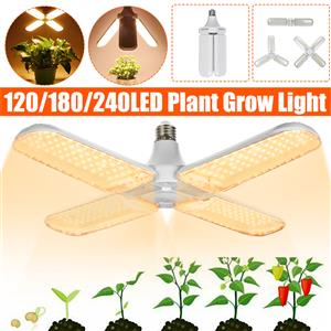 240LED Grow Light for planmts Full Spectrum Growing Hydroponic Garage Lamp Bulb