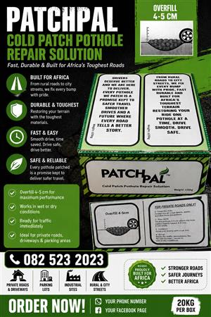 Patchpal pothole repair 