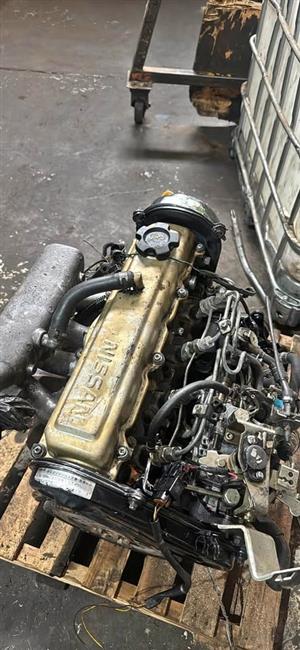 Nissan CD17 1.7 diesel engine. Started