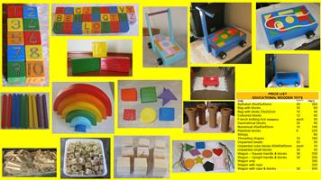 WOODEN EDUCATIONAL TOYS FOR BOYS AND GIRLS! Blocks, beads, wagons with blocks...